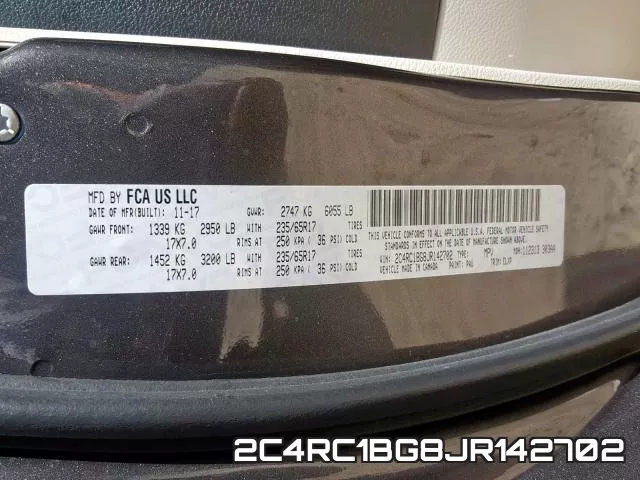 2C4RC1BG8JR142702 фото 2