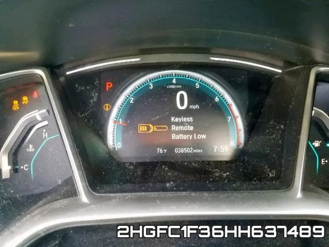 2HGFC1F36HH637489 фото 9
