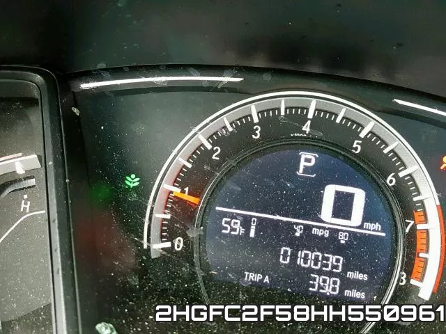 2HGFC2F58HH550961 фото 9
