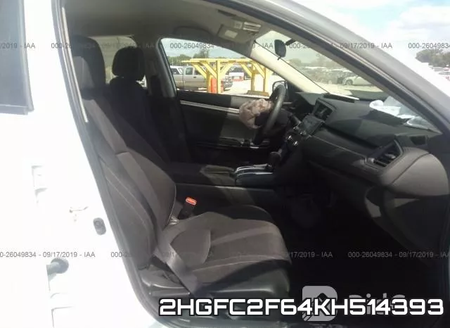 2HGFC2F64KH514393 фото 6