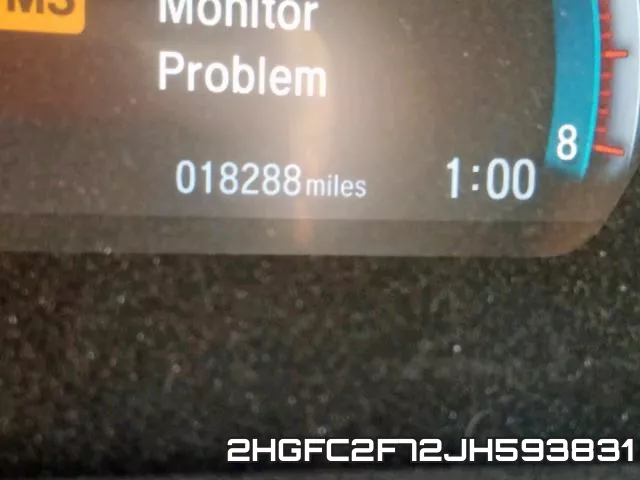 2HGFC2F72JH593831 фото 9