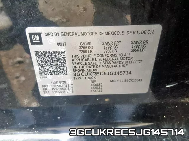3GCUKREC5JG145714 фото 2