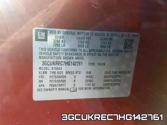 3GCUKREC7HG142761 фото 2