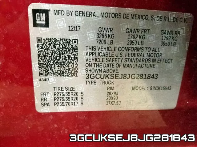3GCUKSEJ8JG281843 фото 2