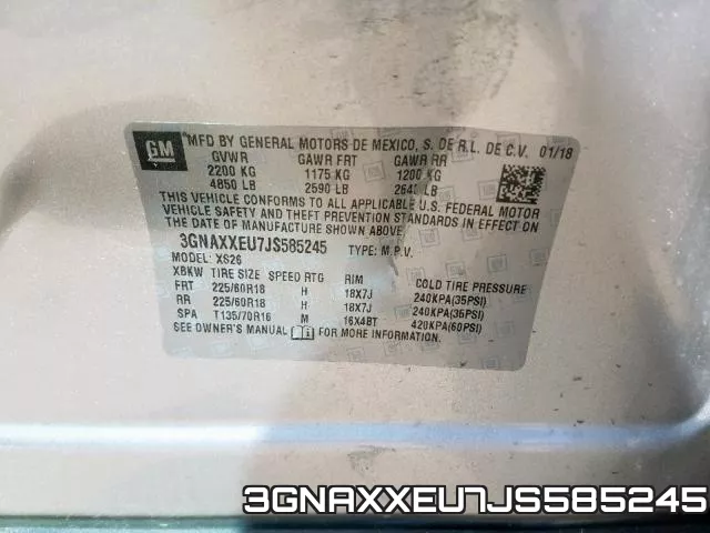 3GNAXXEU7JS585245 фото 2