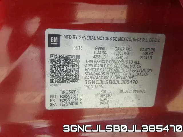 3GNCJLSB0JL385470 фото 2