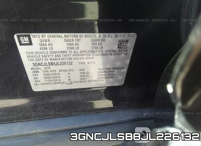 3GNCJLSB8JL226132 фото 10