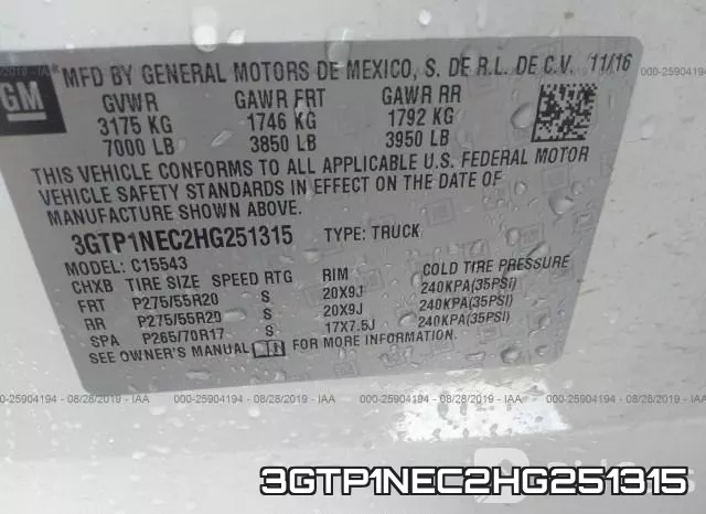3GTP1NEC2HG251315 фото 10