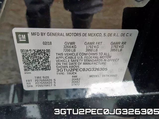 3GTU2PEC0JG326305 фото 2