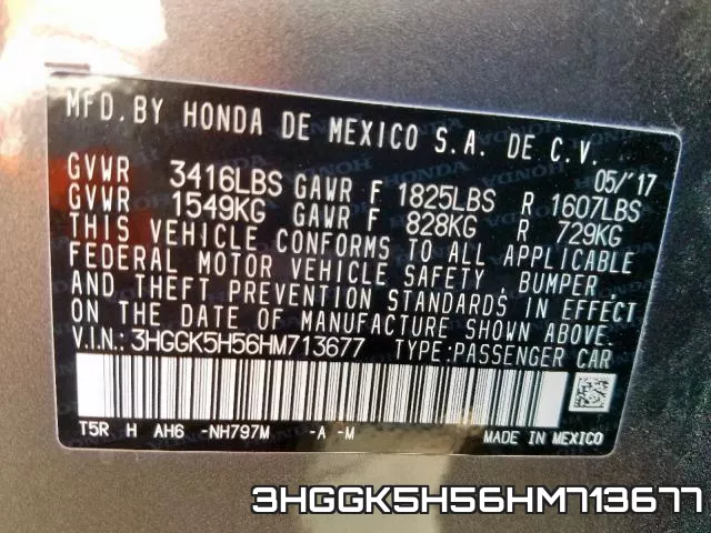 3HGGK5H56HM713677 фото 2