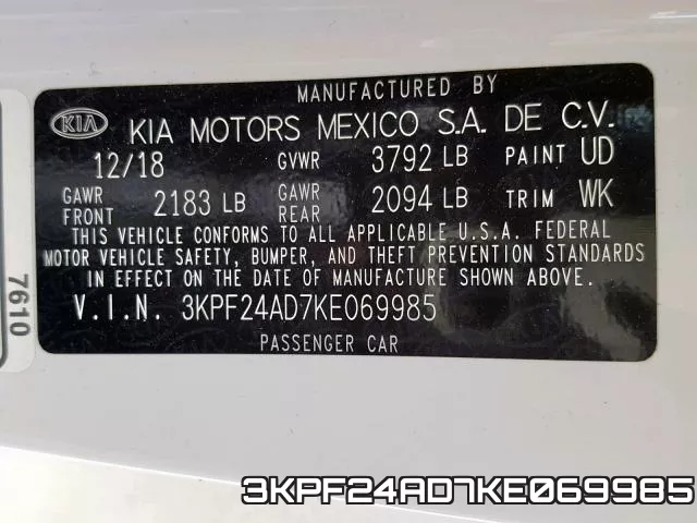 3KPF24AD7KE069985 фото 2