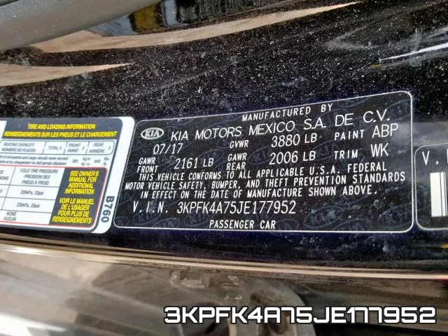 3KPFK4A75JE177952 фото 2