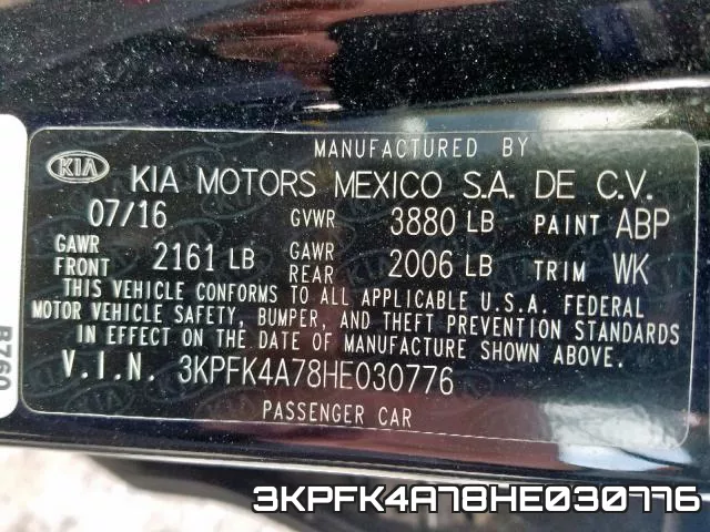 3KPFK4A78HE030776 фото 2
