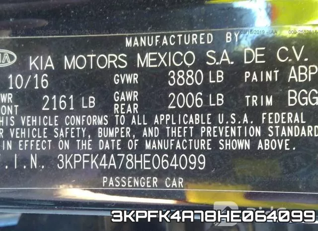 3KPFK4A78HE064099 фото 10