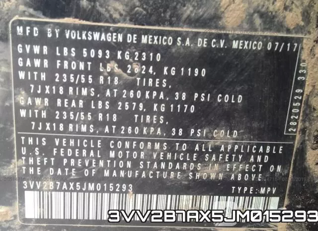 3VV2B7AX5JM015293 фото 10