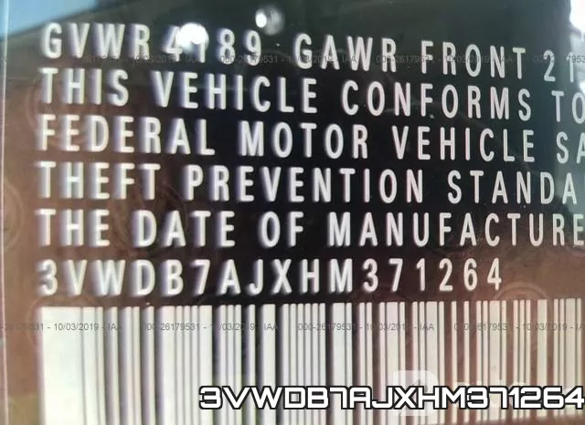 3VWDB7AJXHM371264 фото 10