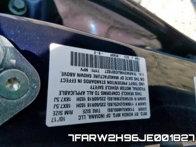 7FARW2H96JE001827 фото 2