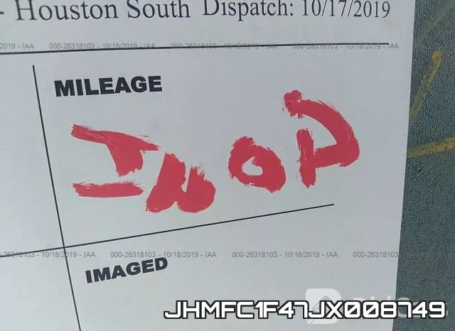JHMFC1F47JX008749 фото 8