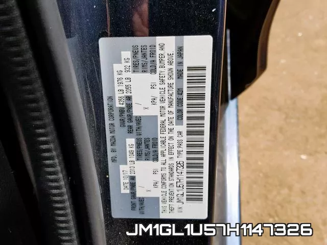 JM1GL1U57H1147326 фото 2