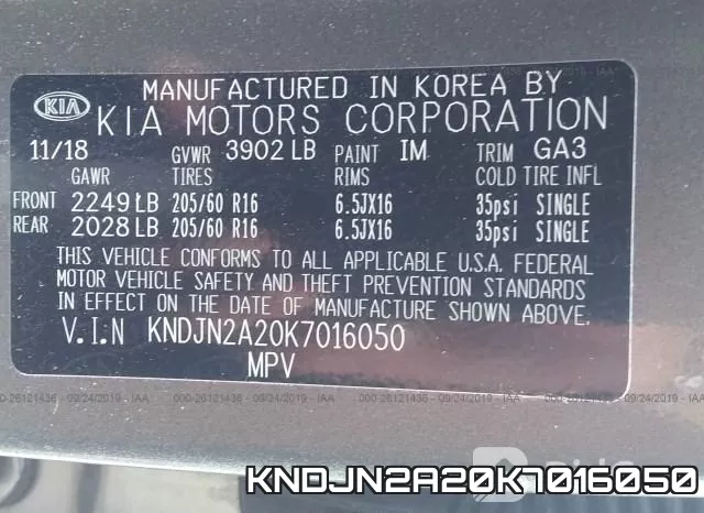 KNDJN2A20K7016050 фото 9