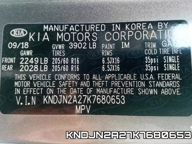KNDJN2A27K7680653 фото 2