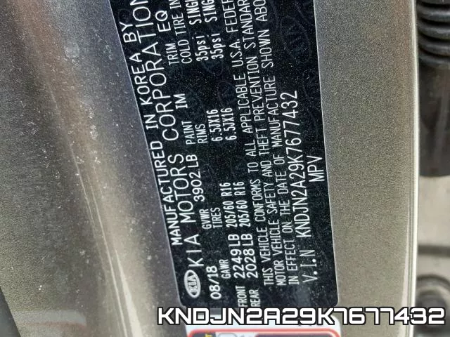 KNDJN2A29K7677432 фото 2