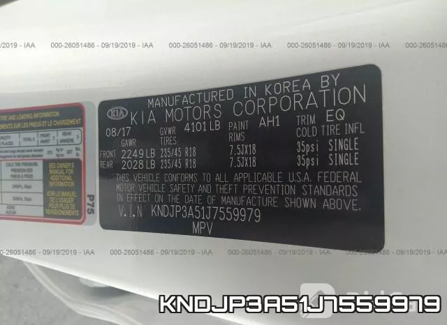 KNDJP3A51J7559979 фото 10