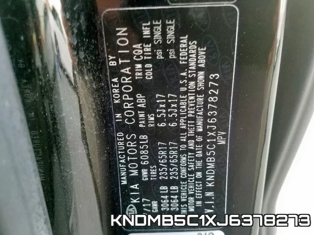KNDMB5C1XJ6378273 фото 2