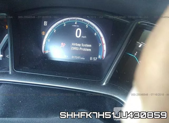 SHHFK7H51JU430859 фото 8
