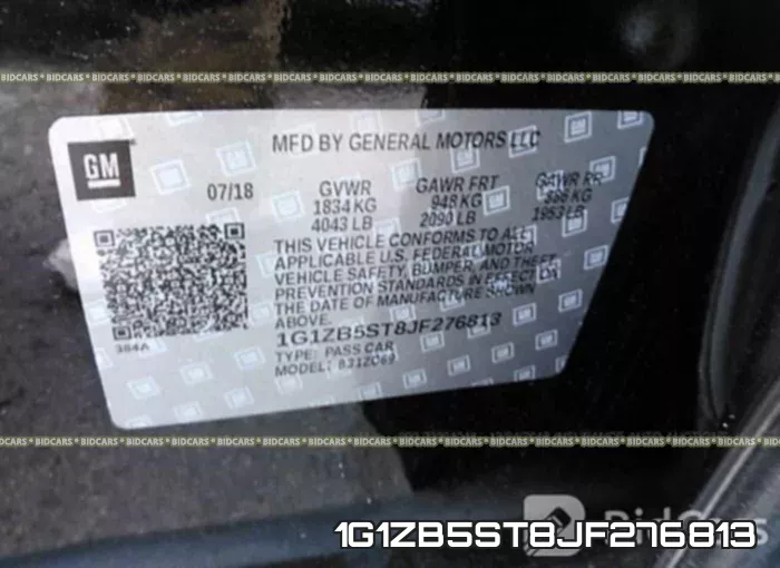 1G1ZB5ST8JF276813 фото 10