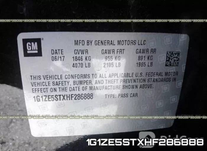 1G1ZE5STXHF286888 фото 10