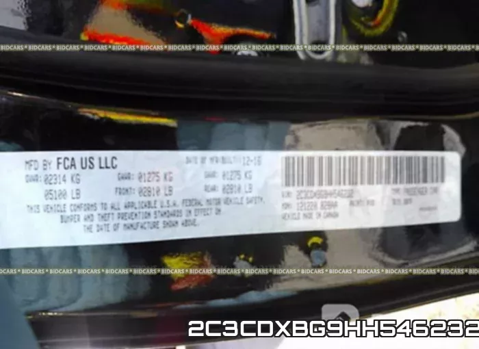 2C3CDXBG9HH546232 фото 10
