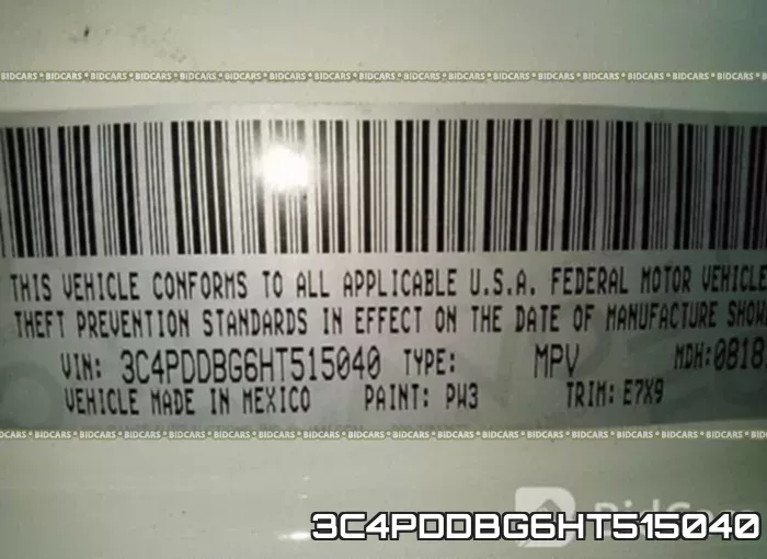 3C4PDDBG6HT515040 фото 10