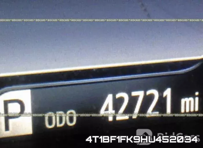 4T1BF1FK9HU452034 фото 8