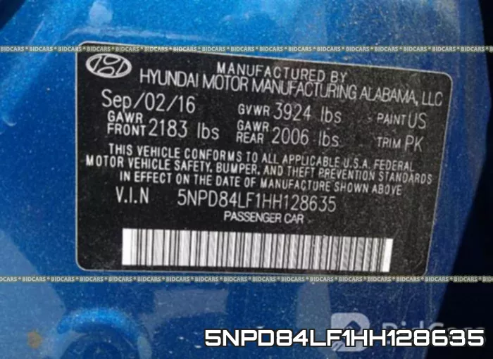 5NPD84LF1HH128635 фото 10