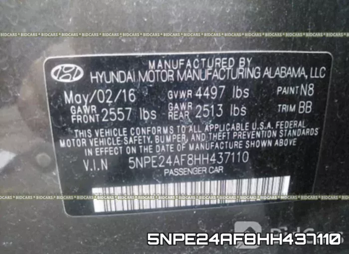 5NPE24AF8HH437110 фото 10