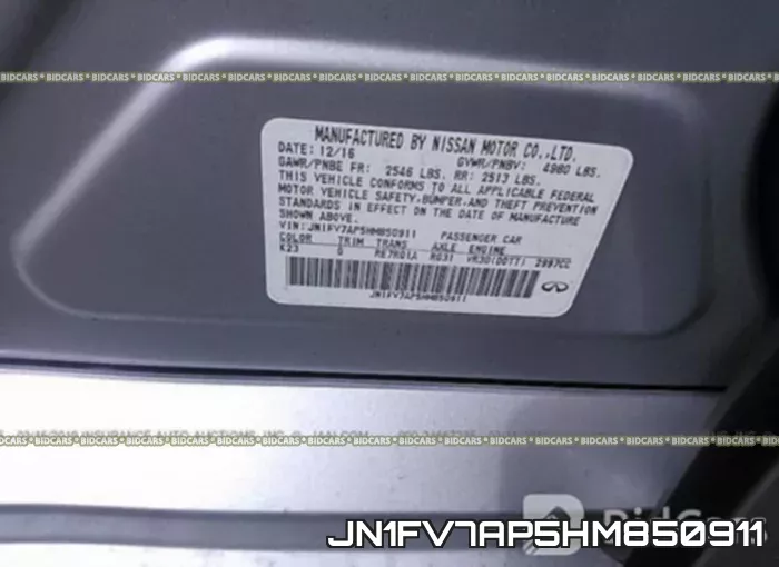 JN1FV7AP5HM850911 фото 10