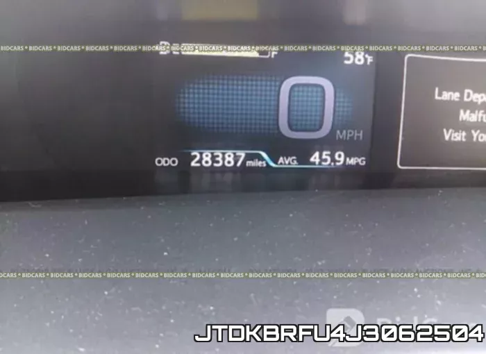 JTDKBRFU4J3062504 фото 8