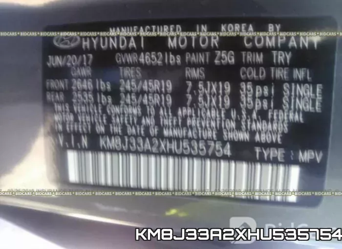 KM8J33A2XHU535754 фото 10