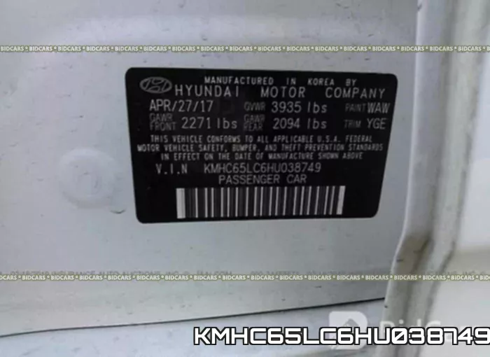 KMHC65LC6HU038749 фото 10