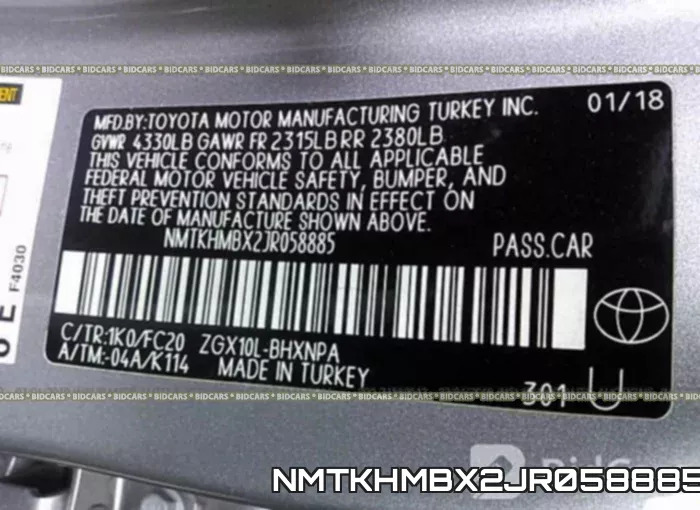 NMTKHMBX2JR058885 фото 10