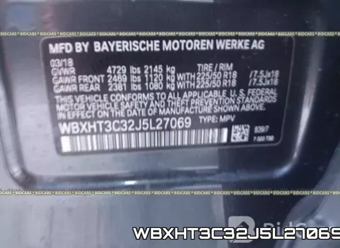 WBXHT3C32J5L27069 фото 10