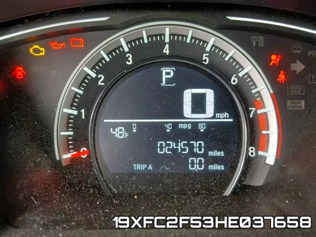 19XFC2F53HE037658 фото 9