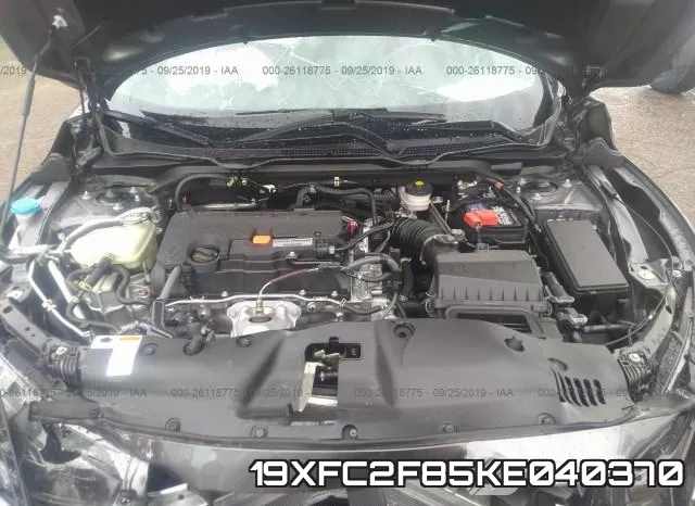 19XFC2F85KE040370 фото 2