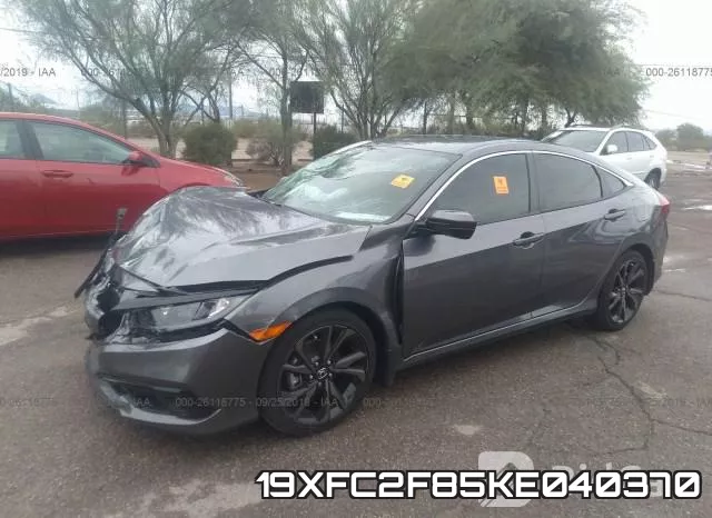 19XFC2F85KE040370 фото 3