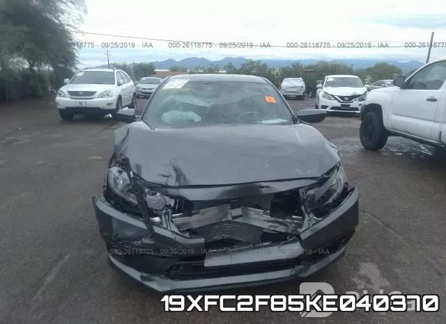 19XFC2F85KE040370 фото 7