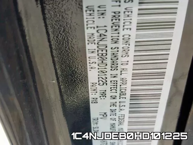 1C4NJDEB0HD101225 фото 2