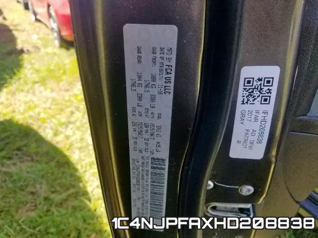 1C4NJPFAXHD208838 фото 2