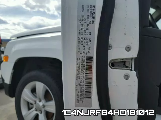 1C4NJRFB4HD181012 фото 2