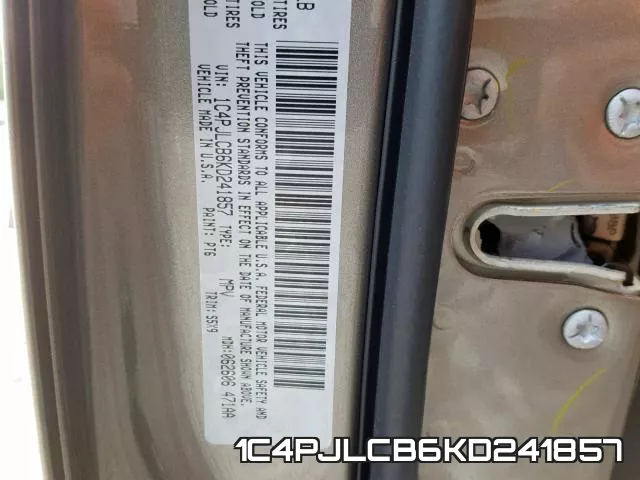 1C4PJLCB6KD241857 фото 2
